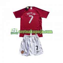 Dječja Domaći Home Dresova Manchester United Cristiano Ronaldo 7 Champion League Retro 2007 Kratkih Rukava