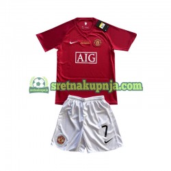 Dječja Domaći Home Dresova Manchester United Cristiano Ronaldo 7 Champion League Retro 2007 Kratkih Rukava