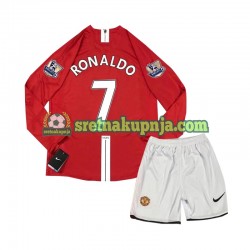 Dječja Domaći Home Dresova Manchester United Cristiano Ronaldo 7 Retro 2007 Dugim Rukavima