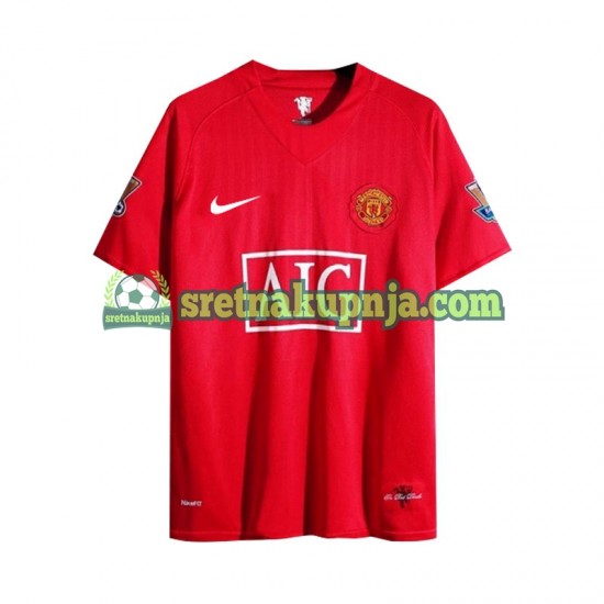 Muškarci Domaći Home Dresova Manchester United Retro 2007 Dugim Rukavima
