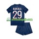 Dječja Domaći Home Dresova Paris Saint-Germain Bradley Barcola 29 2024-2025 Kratkih Rukava