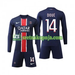 Dječja Domaći Home Dresova Paris Saint-Germain D Doue 14 2024-2025 Dugim Rukavima