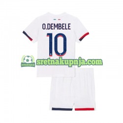 Dječja Gostujući Away Dresova Paris Saint-Germain Ousmane Dembele 10 2024-2025 Kratkih Rukava