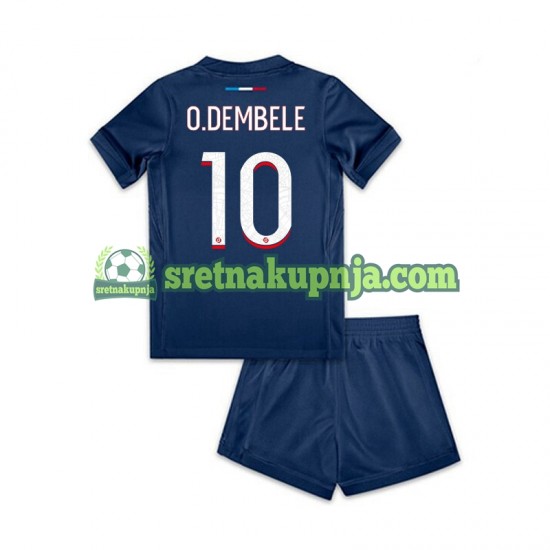 Dječja Domaći Home Dresova Paris Saint-Germain Ousmane Dembele 10 2024-2025 Kratkih Rukava
