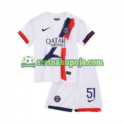 Dječja Gostujući Away Dresova Paris Saint-Germain Willian Pacho 51 2024-2025 Kratkih Rukava