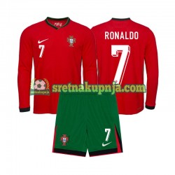 Dječja Domaći Home Dresova Portugal Ronaldo 7 Euro 2024 Dugim Rukavima Dječja Domaći Home Dresova Portugal Ronaldo 7 Euro 2024 Dugim Rukavima