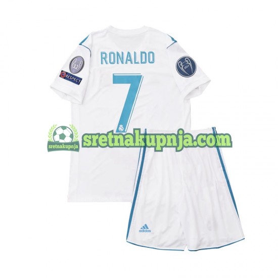 Dječja Domaći Home Dresova Real Madrid Cristiano Ronaldo 7 Retro 2017 Kratkih Rukava