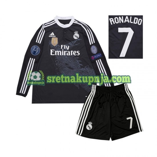 Dječja Treći Dresova Real Madrid Cristiano Ronaldo 7 Retro 2014 Dugim Rukavima
