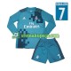 Dječja Treći Dresova Real Madrid Cristiano Ronaldo 7 Retro 2017 Dugim Rukavima