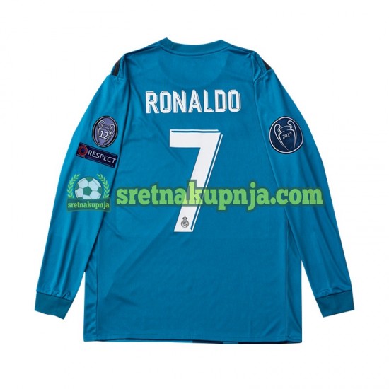 Dječja Treći Dresova Real Madrid Cristiano Ronaldo 7 Retro 2017 Dugim Rukavima