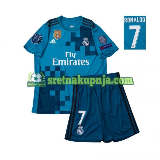 Dječja Treći Dresova Real Madrid Cristiano Ronaldo 7 Retro 2017 Kratkih Rukava