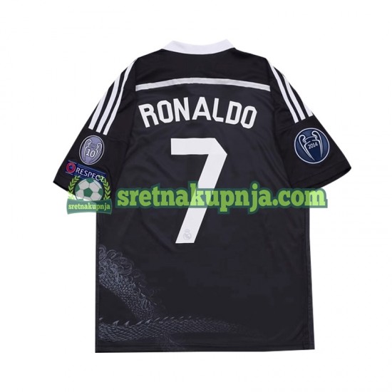 Muškarci Treći Dresova Real Madrid Cristiano Ronaldo 7 Retro 2014 Kratkih Rukava