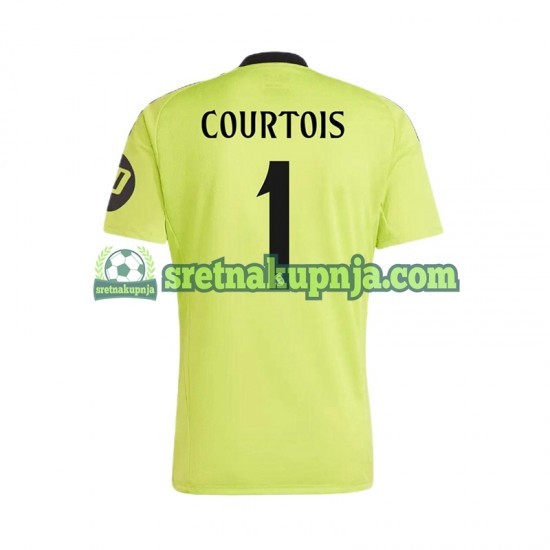 Muškarci Treći Golmanski Dresova Real Madrid COURTOIS 1 2024-2025 Kratkih Rukava