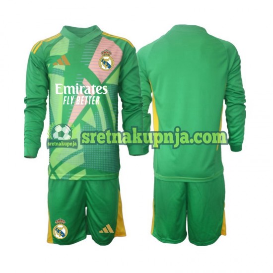 Dječja Treći Golmanski Dresova Real Madrid 2024-2025 Dugim Rukavima