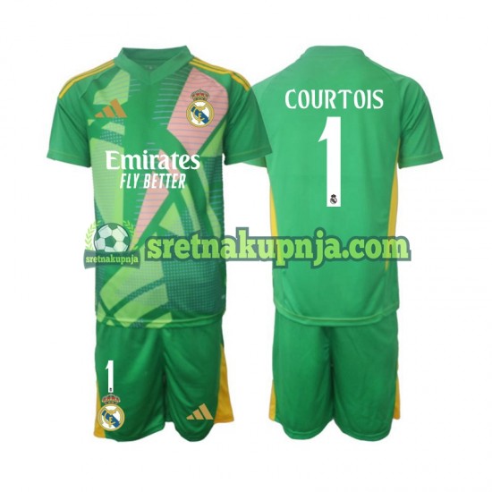 Dječja Treći Golmanski Dresova Real Madrid Thibaut Courtois 1 2024-2025 Kratkih Rukava