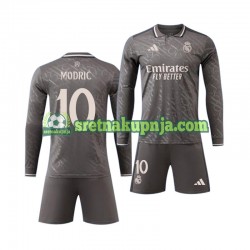 Dječja Treći Dresova Real Madrid Luka Modric 10 2024-2025 Dugim Rukavima