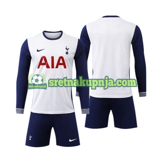 Dječja Domaći Home Dresova Tottenham Spurs 2024-2025 Dugim Rukavima