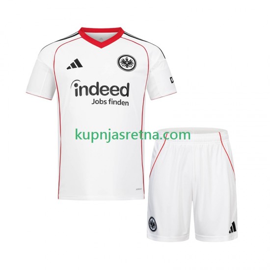 Dječja Gostujući Away Dresova Eintracht Frankfurt 2025-2026 Kratkih Rukava