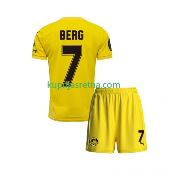 Dječja Domaći Home Dresova FK Bodø/Glimt Patrick Berg 7 2025 Kratkih Rukava