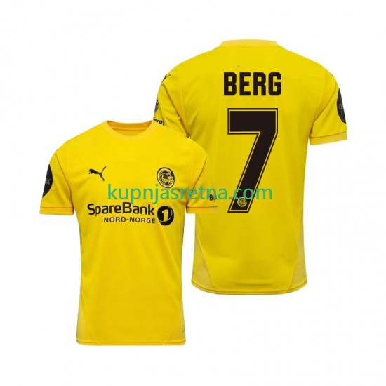 Muškarci Domaći Home Dresova FK Bodø/Glimt Patrick Berg 7 2025 Kratkih Rukava