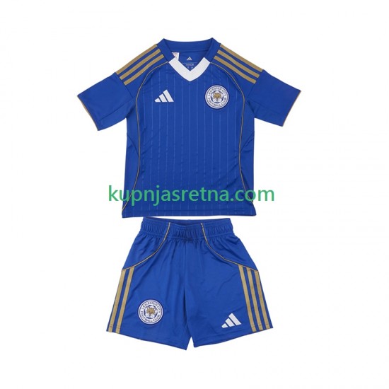 Dječja Domaći Home Dresova Leicester City 2025-2026 Kratkih Rukava