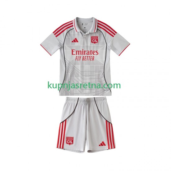 Dječja Treći Dresova Olympique Lyonnais 2025-2026 Kratkih Rukava