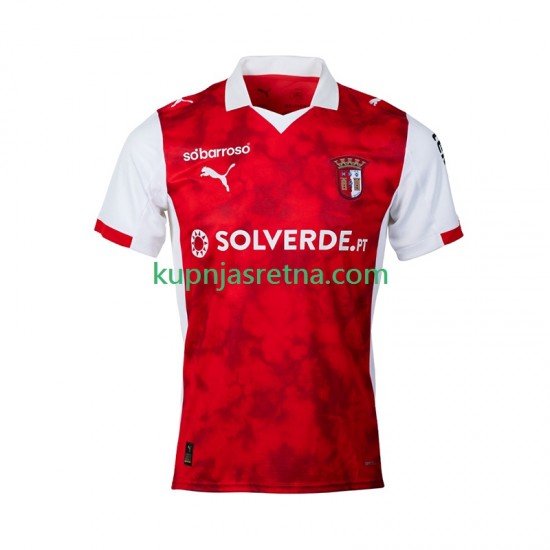 Muškarci Domaći Home Dresova SC Braga 2025-2026 Kratkih Rukava