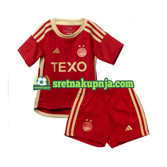Dječja Domaći Home Dresova Aberdeen 2023-2024 Kratkih Rukava