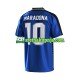 Dječja Gostujući Away Dresova Argentina MARADONA 10 Retro 1994 Kratkih Rukava