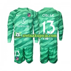 Dječja Gostujući Away Golmanski Dresova Atlético Madrid Jan Oblak 13 2023-2024 zelena Dugim Rukavima