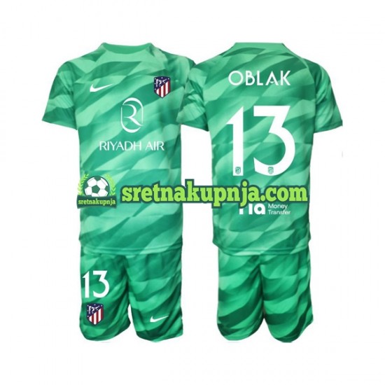 Dječja Gostujući Away Golmanski Dresova Atlético Madrid Jan Oblak 13 2023-2024 zelena Kratkih Rukava