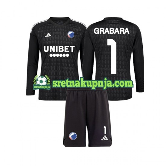 Dječja Gostujući Away Golmanski Dresova FC Kopenhagen GRABARA 1 2023-2024 Dugim Rukavima