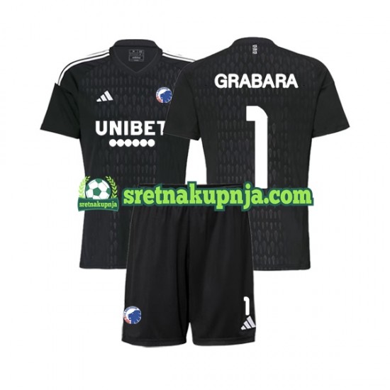 Dječja Gostujući Away Golmanski Dresova FC Kopenhagen GRABARA 1 2023-2024 Kratkih Rukava