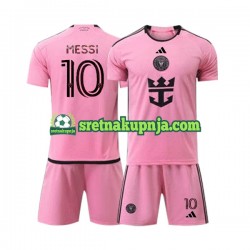Dječja Domaći Home Dresova Inter Miami Lionel Messi 10 2024 Kratkih Rukava
