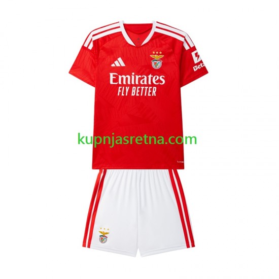 Dječja Domaći Home Dresova Benfica 2026-2027 Kratkih Rukava