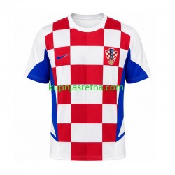 Muškarci Domaći Home Dresova Hrvatska Retro 2002 Kratkih Rukava