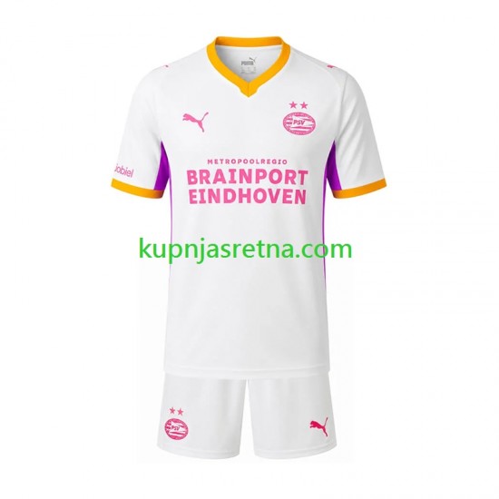 Dječja Gostujući Away Dresova PSV Eindhoven 2026-2027 Kratkih Rukava