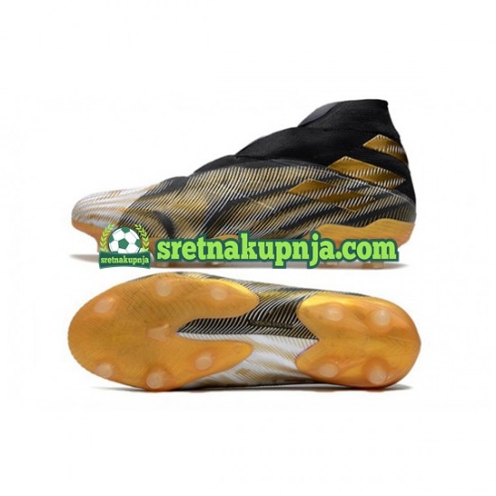 Adidas Nemeziz9 FG d Žuta boja Bijela Crno Nogometne kopačke