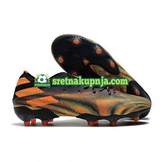 Adidas Nemeziz9.1 FG Ružičasta zelena Crno Nogometne kopačke
