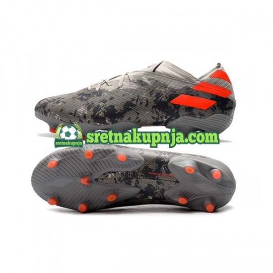 Adidas Nemeziz9.1 FG Sivo naranča Bijela Nogometne kopačke