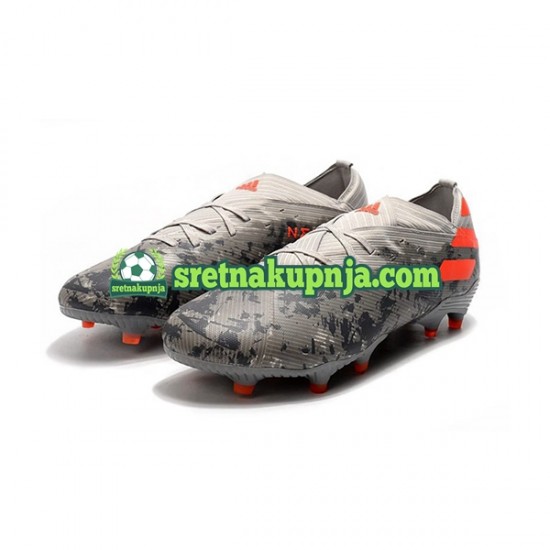 Adidas Nemeziz9.1 FG Sivo naranča Bijela Nogometne kopačke