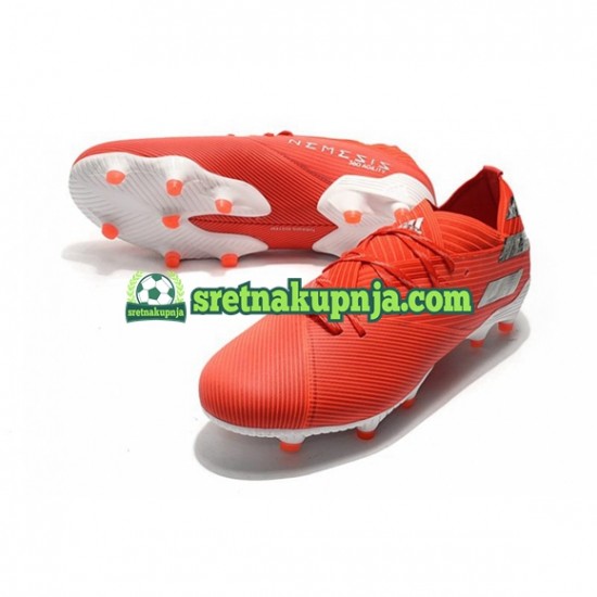 Adidas Nemeziz9.1 FG Crvena Bijela Nogometne kopačke
