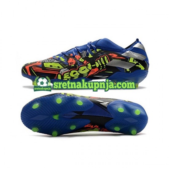 Adidas Nemeziz9.1 FG The Journey Plava Žuta boja Bijela Nogometne kopačke