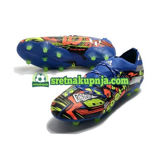 Adidas Nemeziz9.1 FG The Journey Plava Žuta boja Bijela Nogometne kopačke