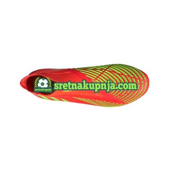 Adidas Predator EDGE AG Game Data Crvena zelena Nogometne kopačke