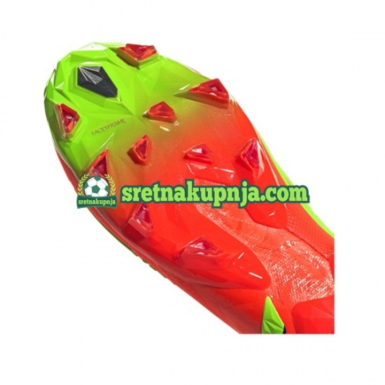 Adidas Predator EDGE AG Game Data Crvena zelena Nogometne kopačke