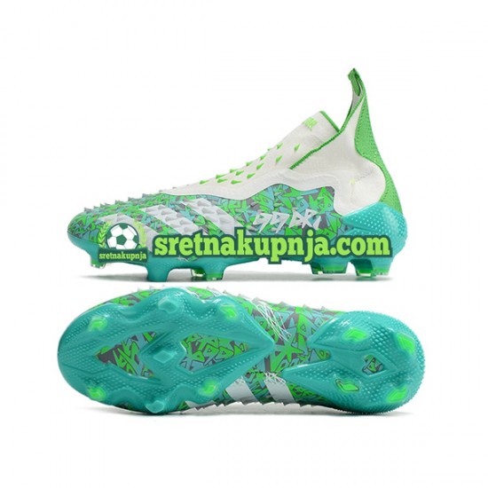 Adidas Predator FREAK FG Bijela zelena Nogometne kopačke