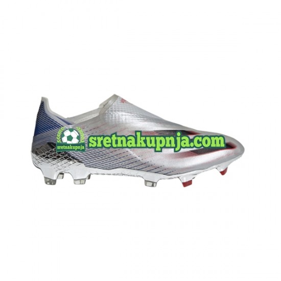 Adidas X GHOSTED FG Showpiece Silver Crvena Crno Nogometne kopačke