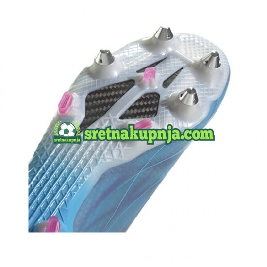 Adidas X SPEEDFLOW.1 SG Sapphire Edge Ružičasta Plava Bijela Nogometne kopačke