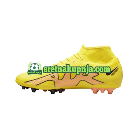Nike Air Zoom Mercurial Superfly IX Academy AG AG Lucent Ružičasta Žuta boja Nogometne kopačke
